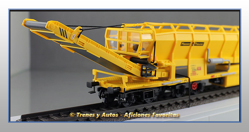 Vagón de transporte y unidad de silo MFS 100 - Plasser & Theurer
